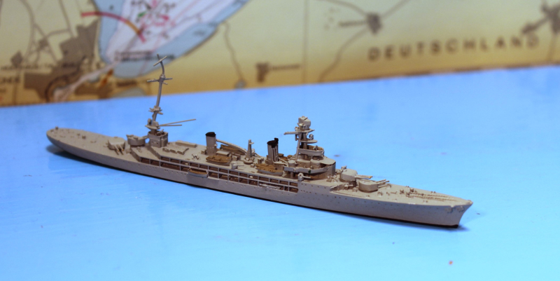 Cruiser "Jeanne d`Arc" damaged (1 p.) F 1938 Neptun N 1443